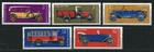 RUSSIA 1973, EARLY VINTAGE CARS, Scott 4136-4140, MNH