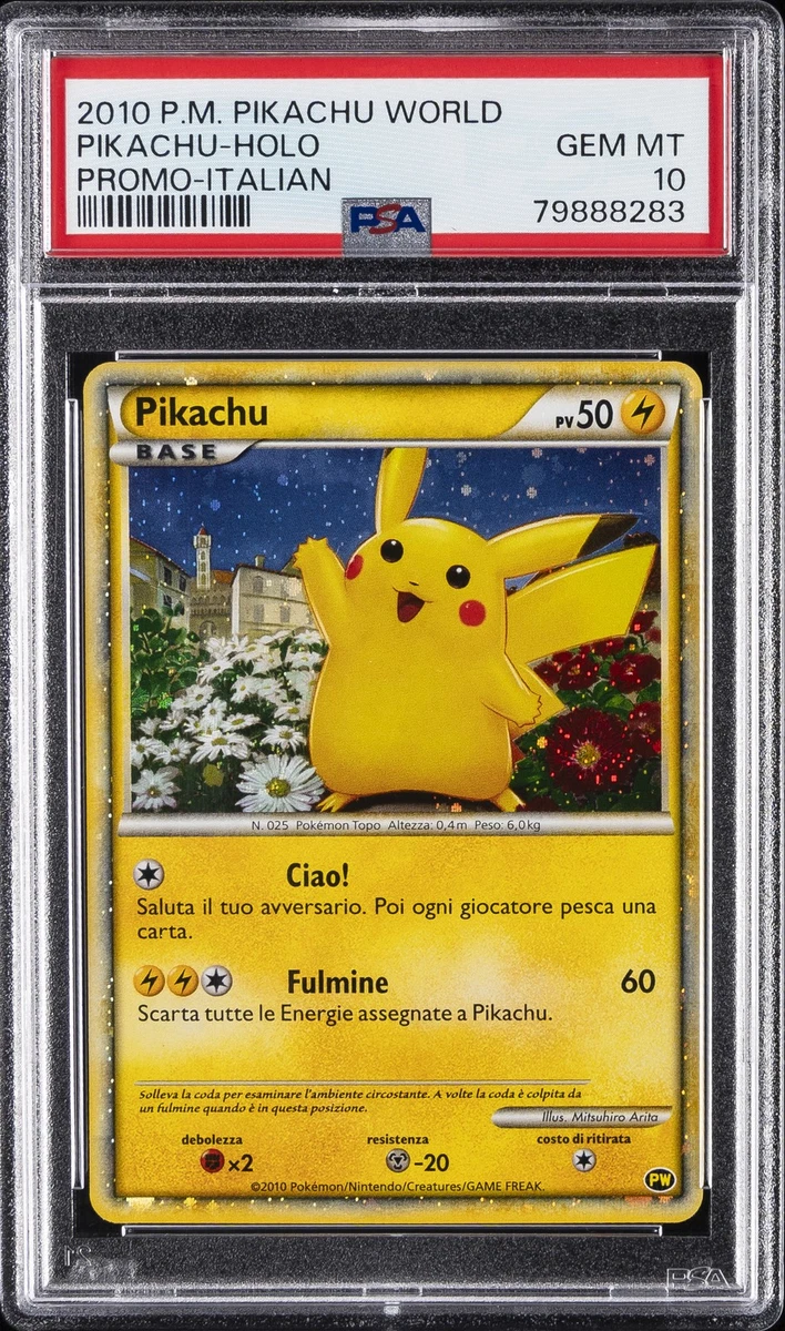 Pikachu Pokémon TCG Professional Sports Authenticator (PSA