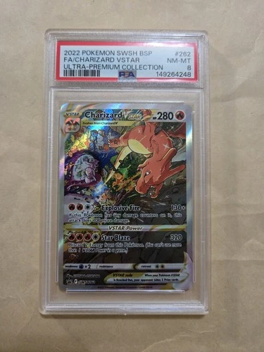 Pokémon Charizard VSTAR SWSH262 Sword & Shield Promo Holo 2022 PSA 8