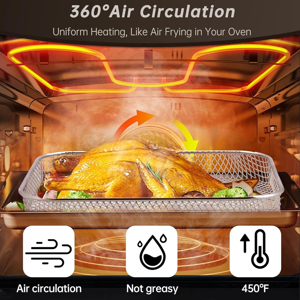Midea Flexify Toaster Oven Compatible Air Fryer Basket