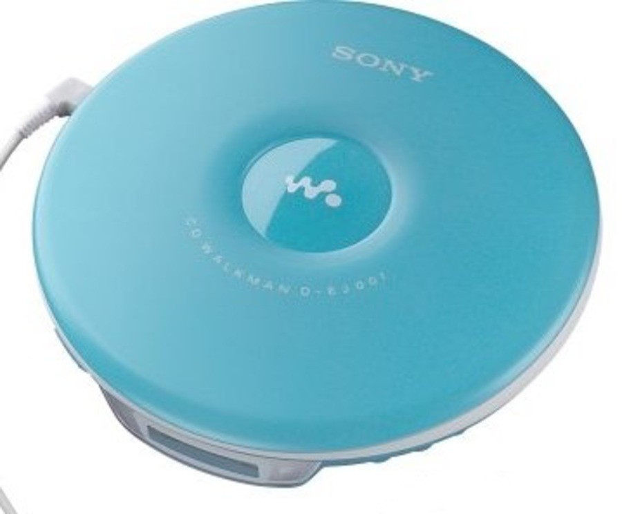 Rare 2005 Sony CD Walkman - Personal CD Player - Blue (D-EJ001/L