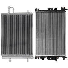 Aluminum Radiator & AC Condenser Cooling Kit For 2013-2018 Ford C-Max Hatchback