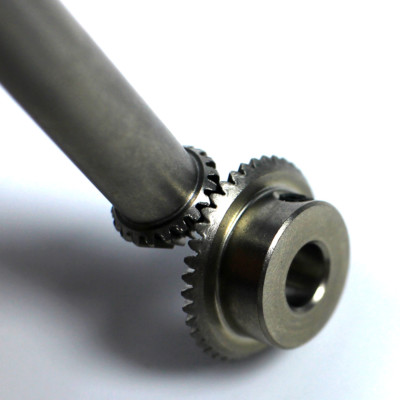 304 Stainless Steel 0.5 Modulus 20 Tooth & 40 tooth Bevel Gear Set 1:2 Drive 90°