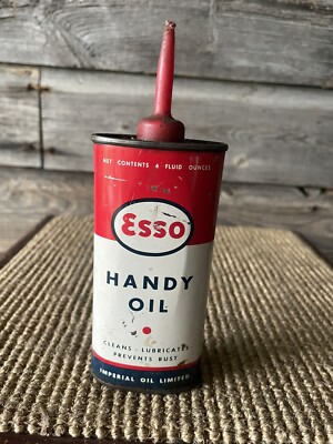 Vintage Esso Oil Can Esso Handy Oiler 4 Oz. | eBay