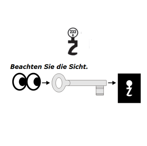 Zimmertürschlüssel Buntbartschlüssel  Bart Schlüssel Artikel 1 946 Universal  - Afbeelding 183 van 218