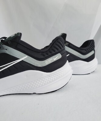 Nike Men’s Quest 5 Black/White Running Shoes, Size 13 M Nike Quest 5 Shoes Men Size 13 Running Black White Red  main image 3