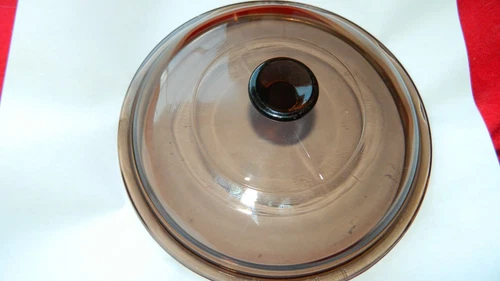 PYREX VISIONS V-1.5-C AMBER LID FITS 1.5 LITER SAUCEPAN FREE USA SHIPPING