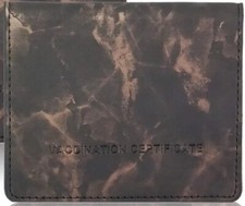 Vaccination Card Protector Faux Leather 4.25X3.5 Vaccine Card Holder Cover