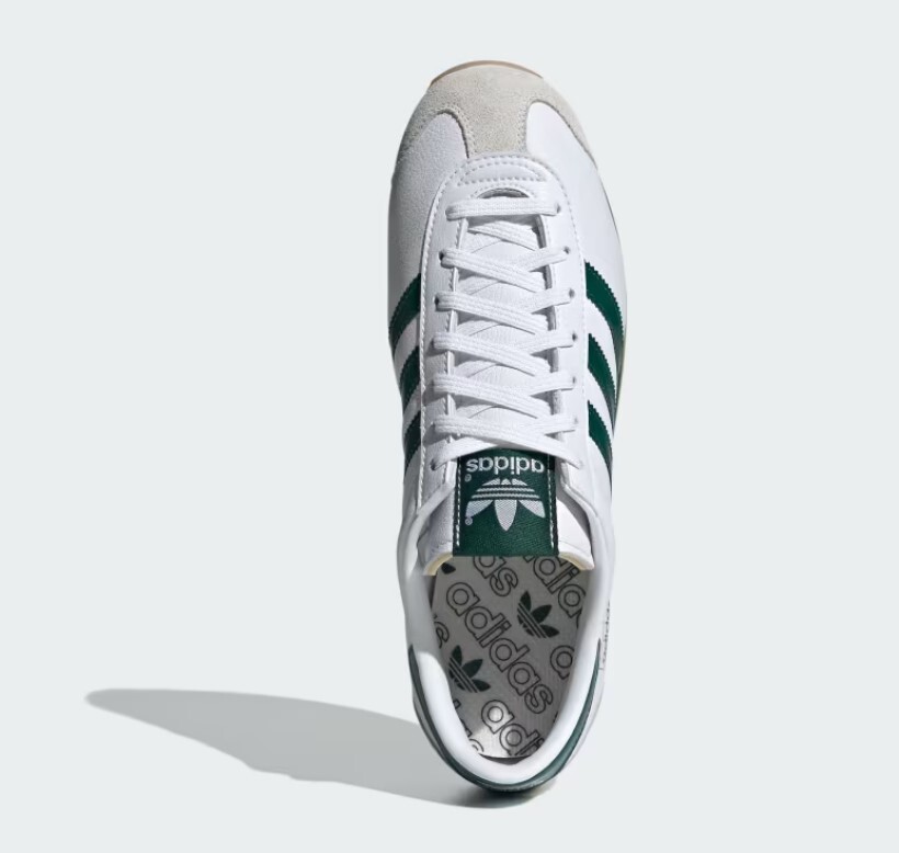 国内配送★adidas★COUNTRY JAPAN 差し色で足元にアクセント adidas Originals COUNTRY JAPAN men's sneakers White College