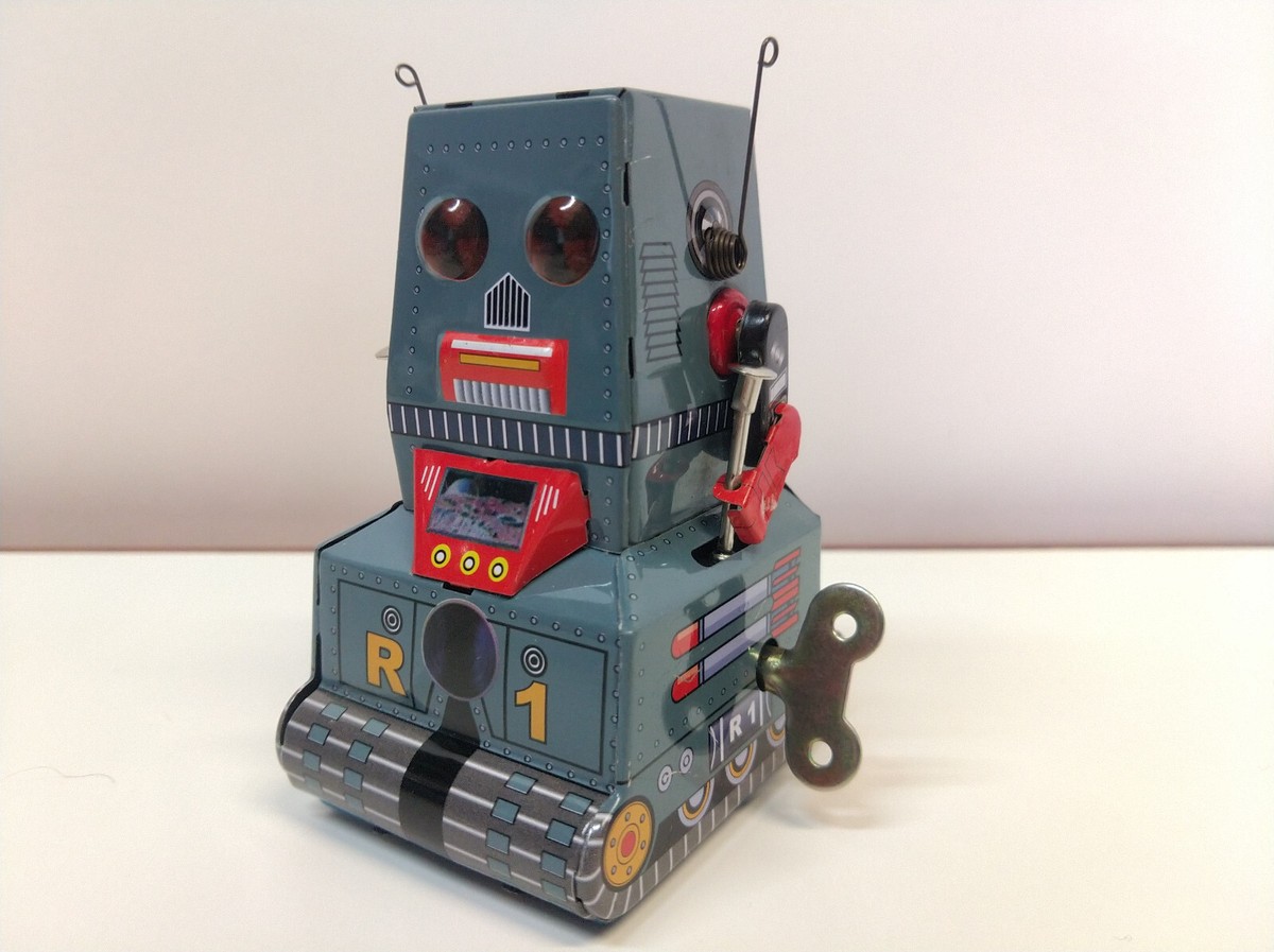 Enchères Lot 360 - TIN TOM TOY: Robot mécanique en tôle