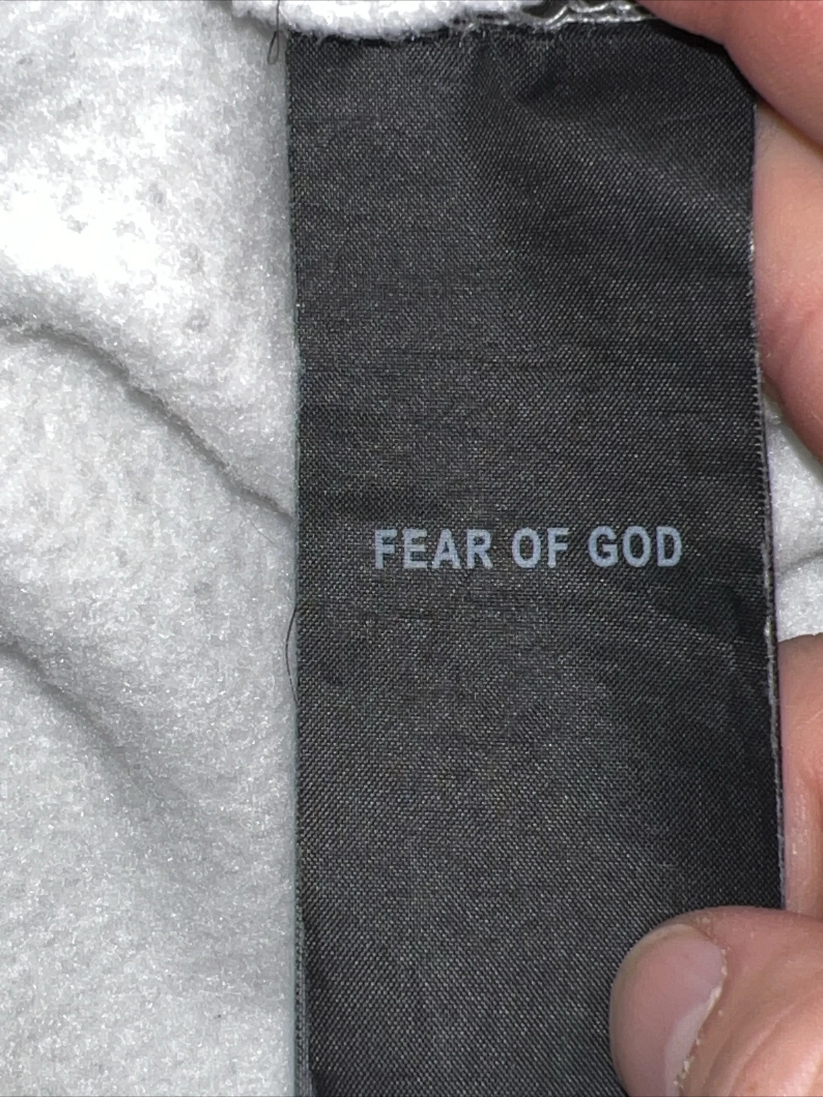 Felpa con cappuccio Fear Of God Grigio Chiaro 7a Collezione M Medium F G