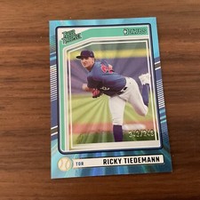2024 Donruss Light Blue Rated Prospect Ricky Tiedemann Blue Jays #/249