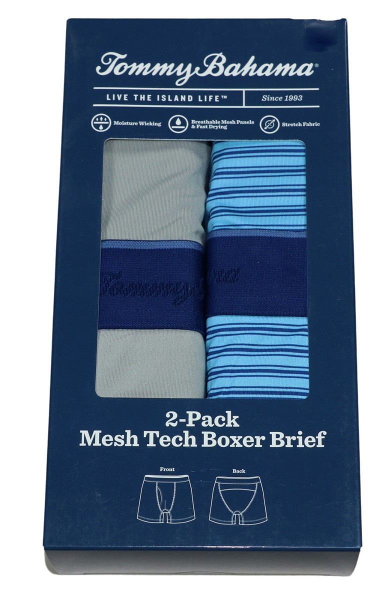 Tommy Bahama 2-Pack Mesh Tech Boxer Brief Men's Underwear NWT