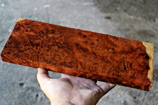 Amboyna Burl Exotic Wood Blank for Woodworking 4 2/8" 12" 7/8" 367