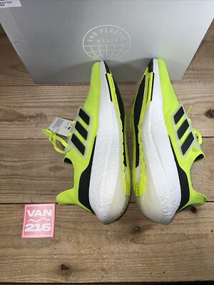 NEW SZ 11.5: Adidas Men's Ultraboost 22 Running Shoes Neon Green