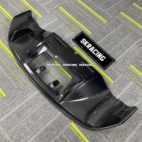 For 2008-2015 Audi R8 V10 Real Carbon Fiber/Gloss Black Rear Bumper Diffuser Lip - Picture 6 of 23