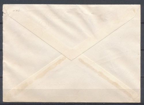 10c PLESMAN OP AFWIJKENDE (Vierkante) FDC E18b - GETYPT/GESLOTEN Cp313 - Afbeelding 2 van 2