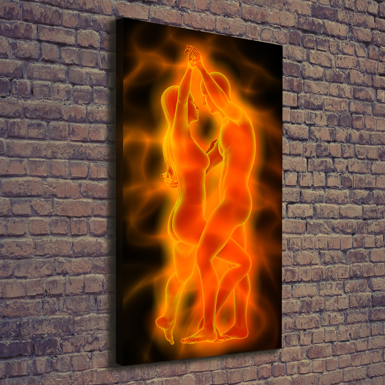 Los Mejores Cuadros Modernos para Decorar el Salón 70x140 Pareja de baile