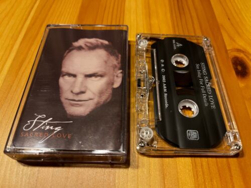 Sting Sacred Love Cassette Tape (A&M 2003) Rock Pop - Picture 1 of 3