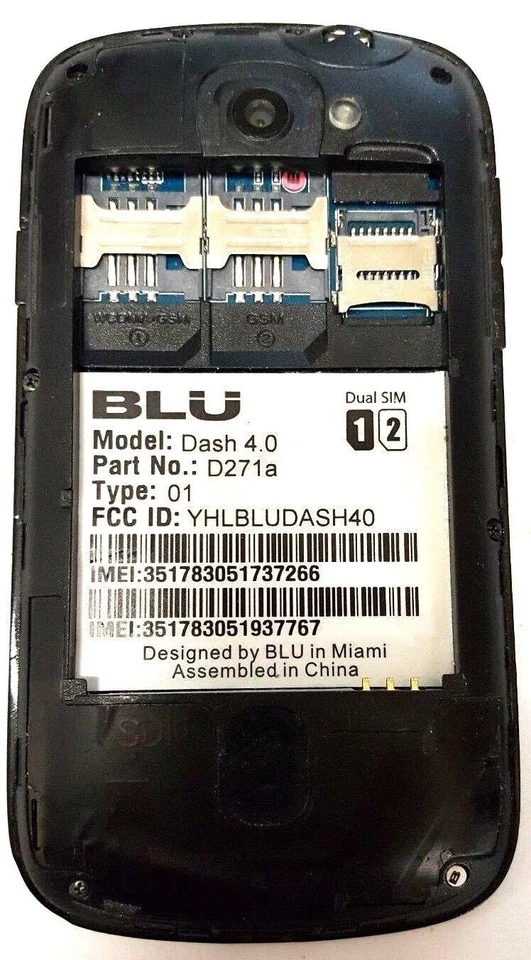 Blu Advance 4.0 D271a Android Unlocked Phone for Replacement Bad Digitizer READ - Image 2 of 4