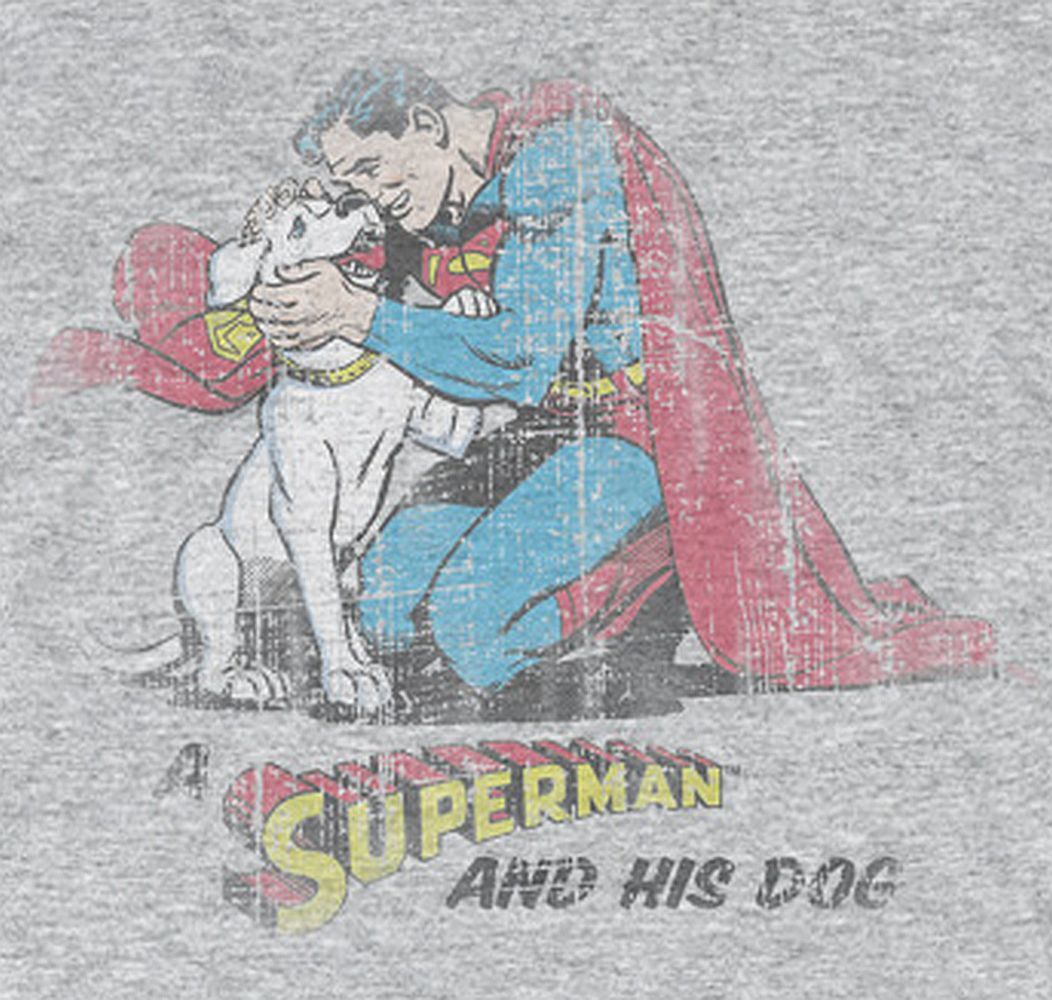 Superman "And His Dog" Pullover Hoodie, Sweatshirt or Long Sleeve T-Shirt image 2