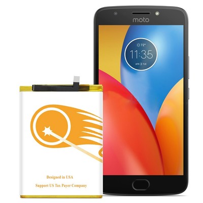 5370mAh Displaceable Extended Slim Battery f Motorola Moto E5 Supra XT1924-6 USA