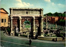 Postcard Italy Rome Roman Forum Ancient Ruins C37