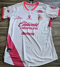 Pirma Monarcas Morelia 2018 Pink Cancer Awaresness Jersey Women's Size Medium 