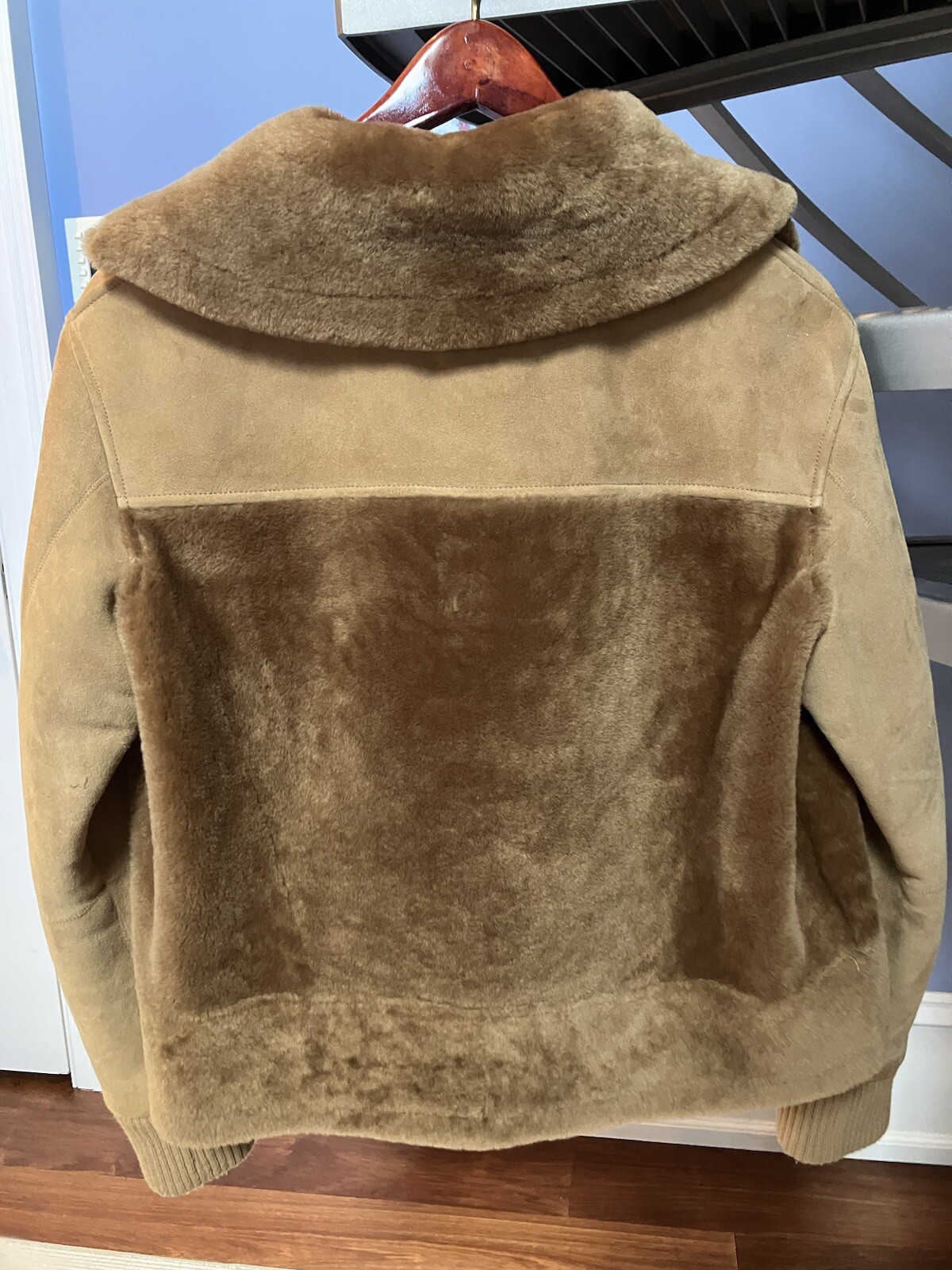 Tibi Shearling Aviator Jacket - image 4