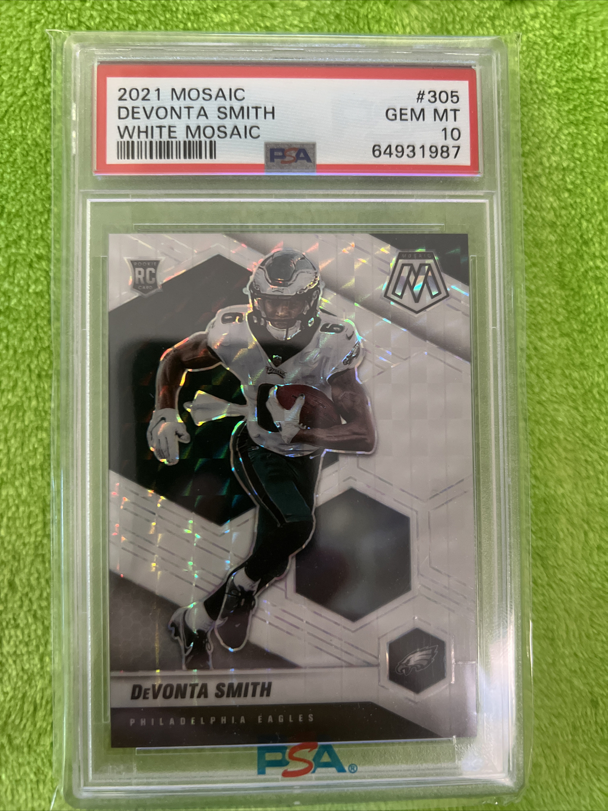 Kenneth Gainwell Panini Clearly Donruss #68 Rated Rookie Autograph-Red