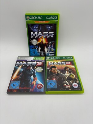 Microsoft Xbox 360 Mass Effect/ Mass Effect 2/ Mass Effect 3 in OVP