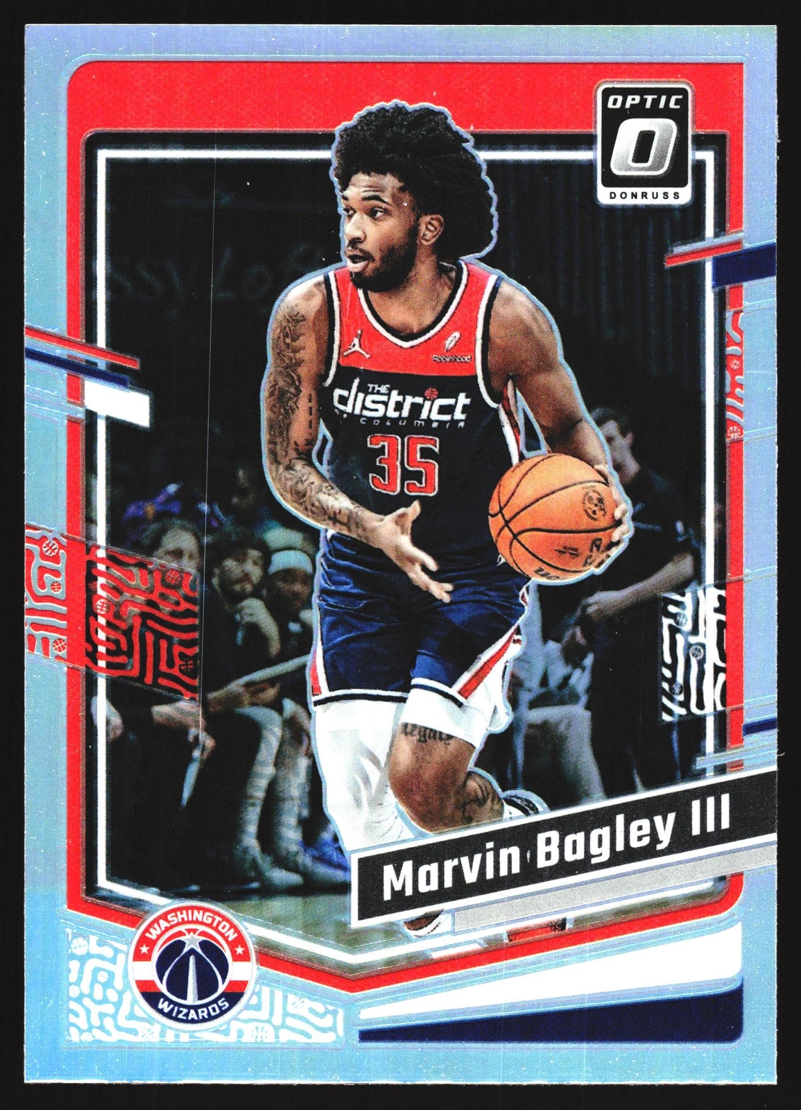 Marvin Bagley III 2023-24 Donruss Opic Silver HOLO Washington Wizards NBA  No.84