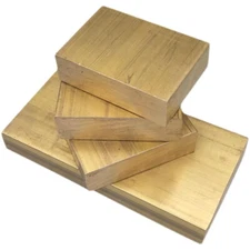 H59 Brass Flat Bar Sheet Plate CNC Block Solid Metal Thick 3-35mm Length 100mm