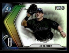 JJ Bleday 2022 Bowman #BTP-8 Bowman Scouts' Top 100 Miami Marlins