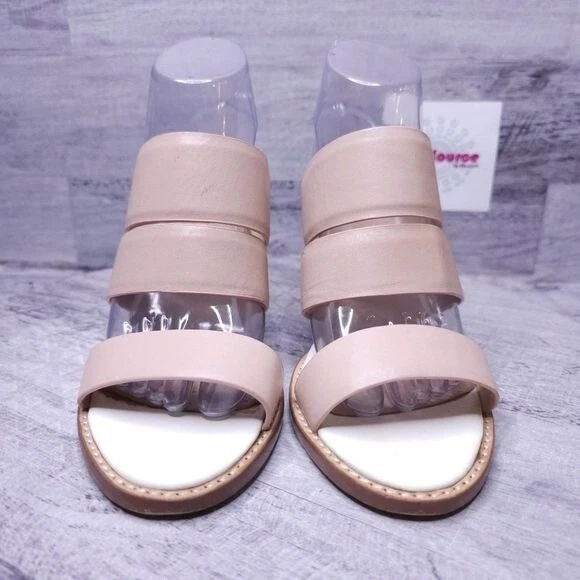 Sol Sana Bindi Cuero Tacón Apilado Mula En Rosa Rubor Talla 39 Para Mujer Talla 9 Foto 2 de 4