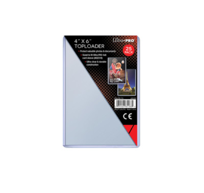 (5-Count) Ultra Pro 4x6 Toploaders Rigid Card Holders Photos Prints Postcards