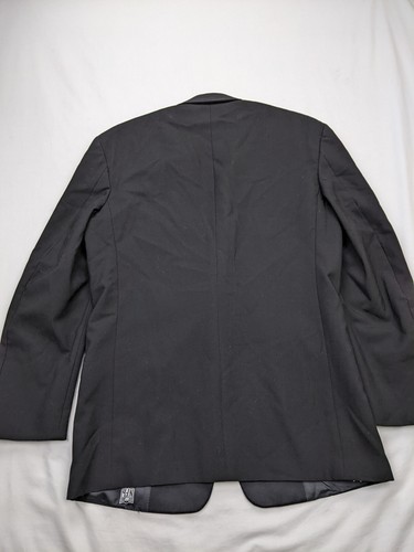 Lord West Team NFL Mens 39R Jacket Black Blazer Sport Coat 1 Button - Picture 2 of 16