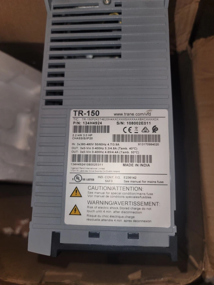 TRANE TR150 VFD 134H4927 - Image 2 of 3