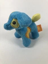 Battat My B Toys 2016 Plush Stuffed Animal Blue Dog 4” Tall Critter Clinic Pet 