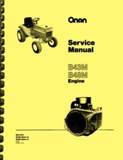 Onan B43m B48m Engine 2-in-1 Repair Service Manual And Parts Manual Onan B43m B48m Engine 2-in-1 Repair Service Manual And Parts Manual