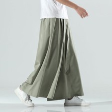 Pantalons Pour Homme Coupe Large Taille Élastique Vert Noir Gris Plus Taille