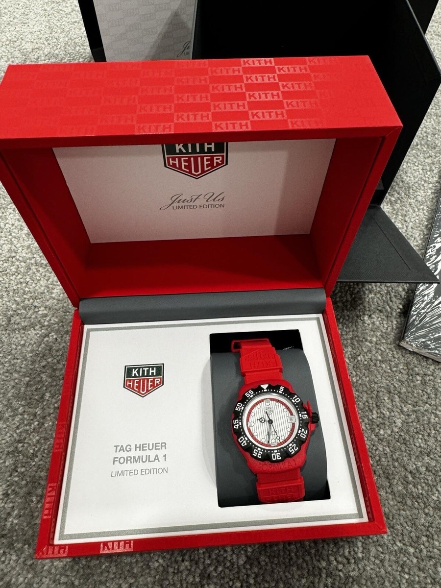 Kith Tag Heuer Formula 1 Tokyo Limited Edition 1 of 250 In Hand