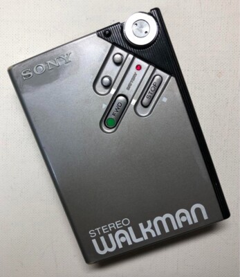 Sony WM-2 Stereo Walkman Portable Cassette Player Black Good GP