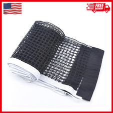 Ping Pong Net Nylon Pingpong Net for Indoor Outdoor School Gym Black Table Tenni