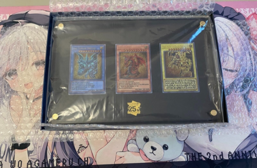 Yu-Gi-Oh! Ra Obelisk Slifer Stainless Steel Egyptian God Cards 25th Anniversary - Picture 1 of 5