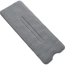Extra Long Non-Slip Foam Bathtub Mat 40x16 Inch w/ Drain Holes and Suction Cups