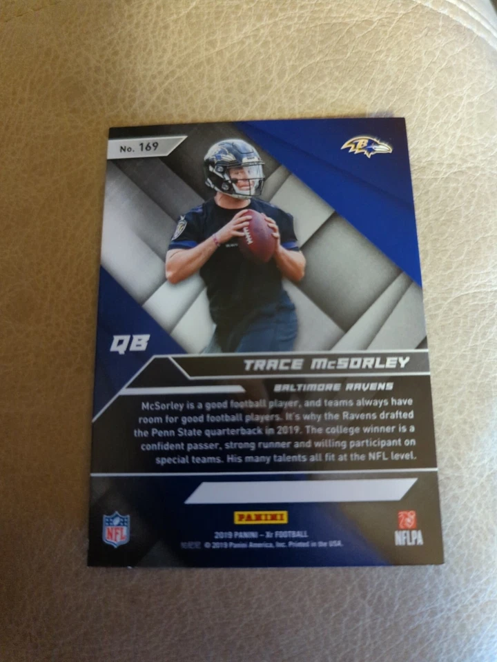 2019 Panini XR Blue #169 Trace McSorley /199 - NM-MT - Image 2 of 2