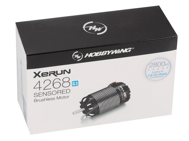 Hobbywing Xerun 4268SD Brushless Motor 2000kv G3 Sensored para 1:8 On-Road - Imagen 2 de 4