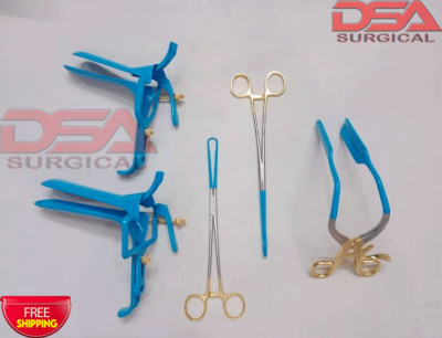 LLETZ Blue Coated Gynecology Instruments Kit, Electro-Surgical Use