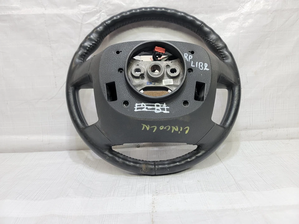 2009 - 2012 年林肯 MKS 方向盘音频巡航控制黑色皮革原始设备制造商 — 第 4/4 张图片